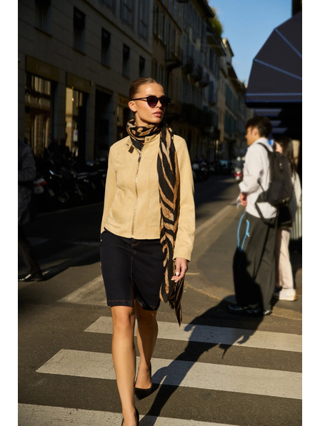 Moodo Jeansrock dunkelblau von Moodo