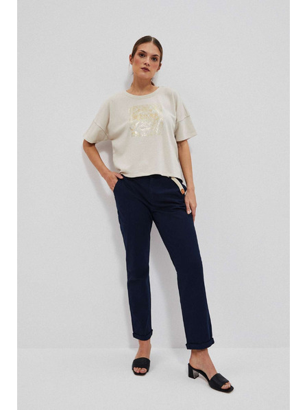 Moodo Dunkelblau Chino-Hose von Moodo