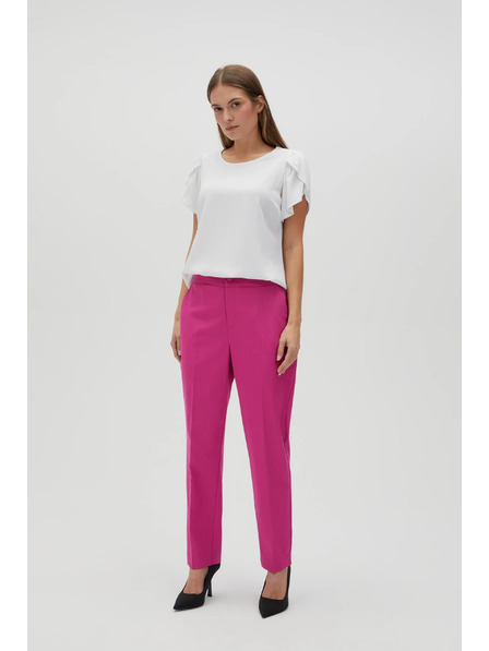 Moodo Fuchsia-Hose mit geraden Hosenbeine von Moodo