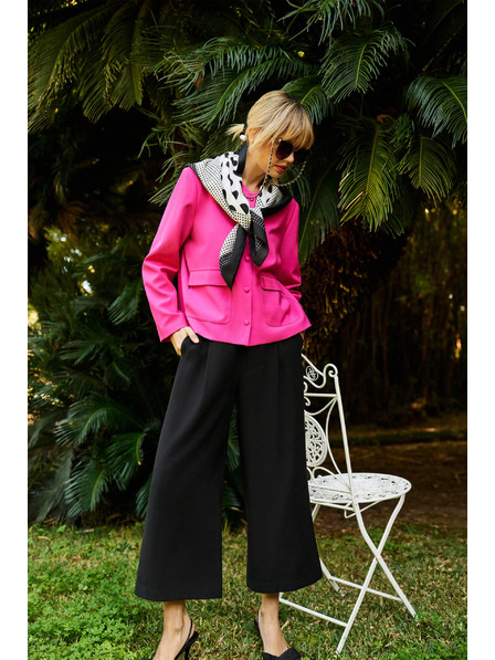 Moodo Schwarze Hosenrock mit Knöpfen von Moodo