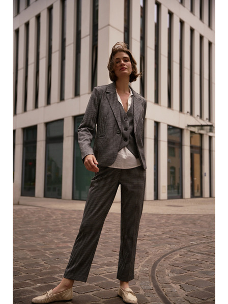 Moodo Graue Hose mit Pepita-Muster von Moodo