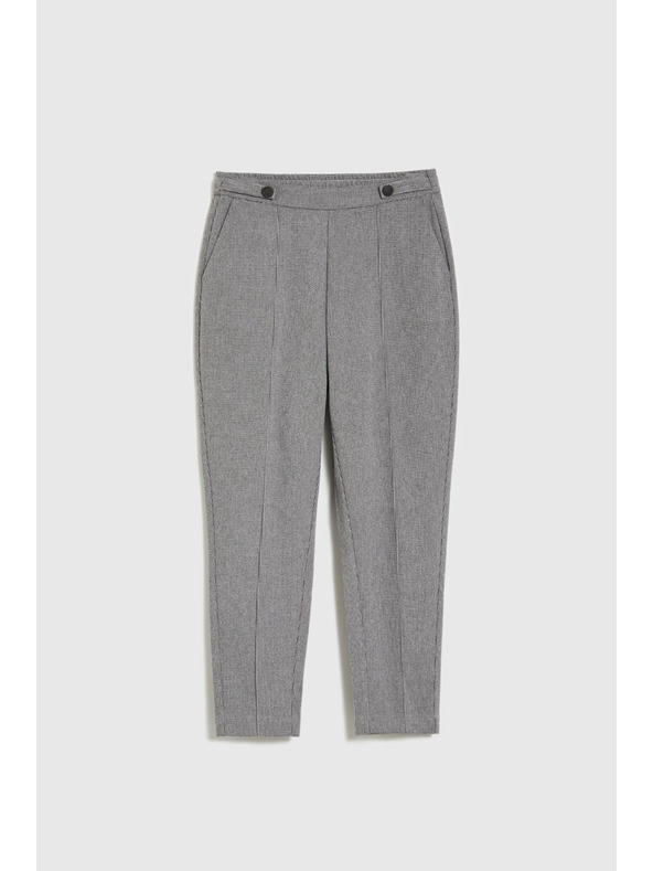 Moodo Graue Zigarettenhose Moodo