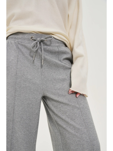 Moodo Graue Hose mit weitem Bein Moodo