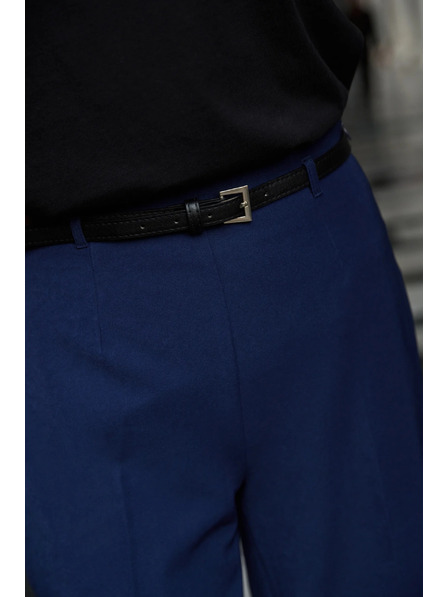 Moodo Dunkelblau Hose mit Gürtel Moodo