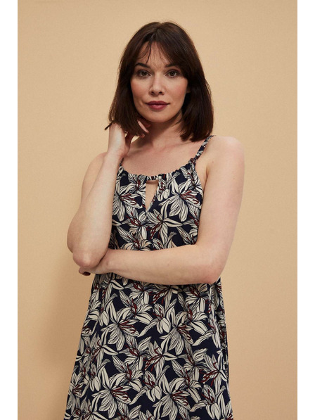 Moodo Viskosekleid mit Blumenmuster Moodo