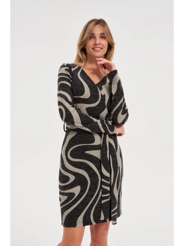 Moodo Figurbetonte graue Kleider Moodo