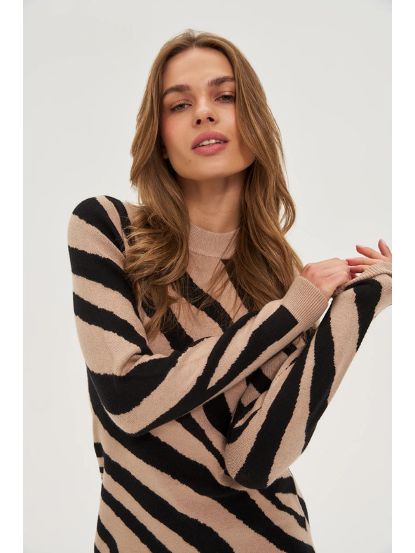 Moodo Figurbetonte beige Kleider Moodo