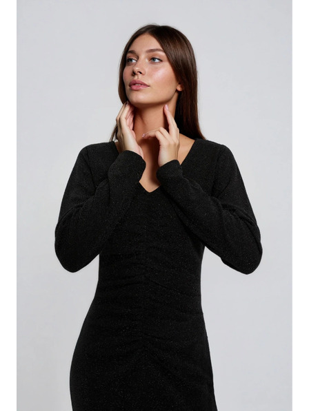 Moodo Figurbetonte schwarze Kleider Moodo