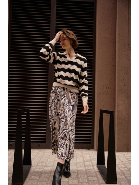 Moodo Pullover mit Kragen beige Moodo