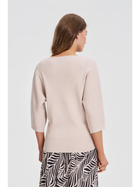 Moodo Pullover mit 3/4-Ärmeln beige Moodo