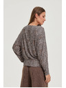 Moodo Pullover mit Leopardenmuster beige Moodo