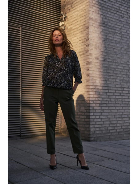 Moodo Pullover mit Muster schwarz Moodo