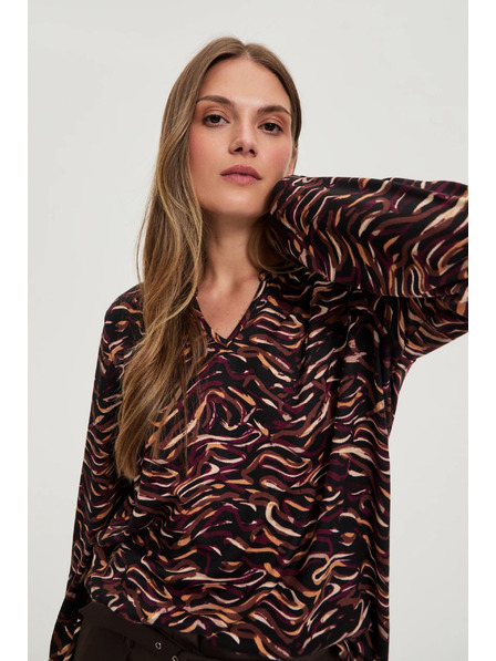 Moodo Pullover mit langen Ärmeln schwarz Moodo