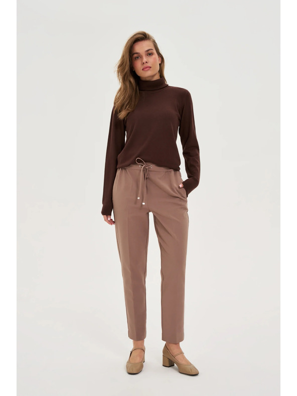 Moodo Rollkragenpullover braun Moodo