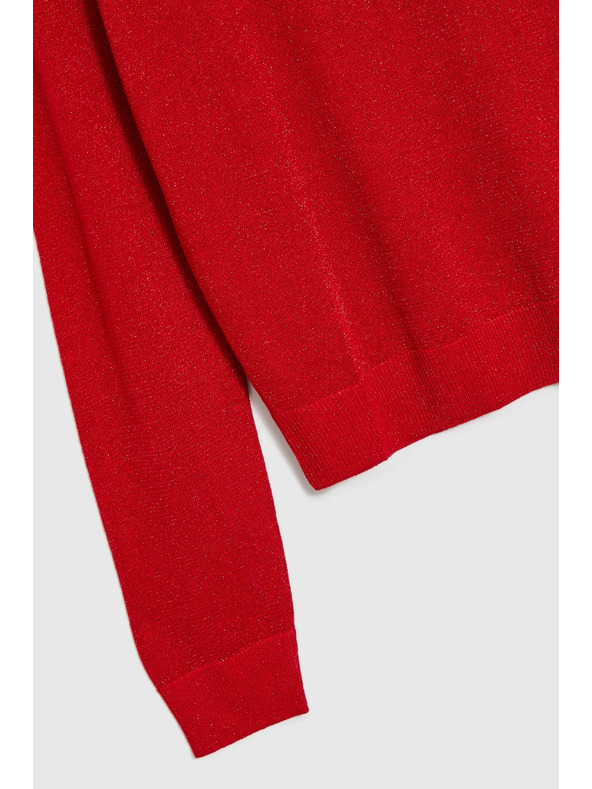 Moodo Viskose-Pullover rot Moodo