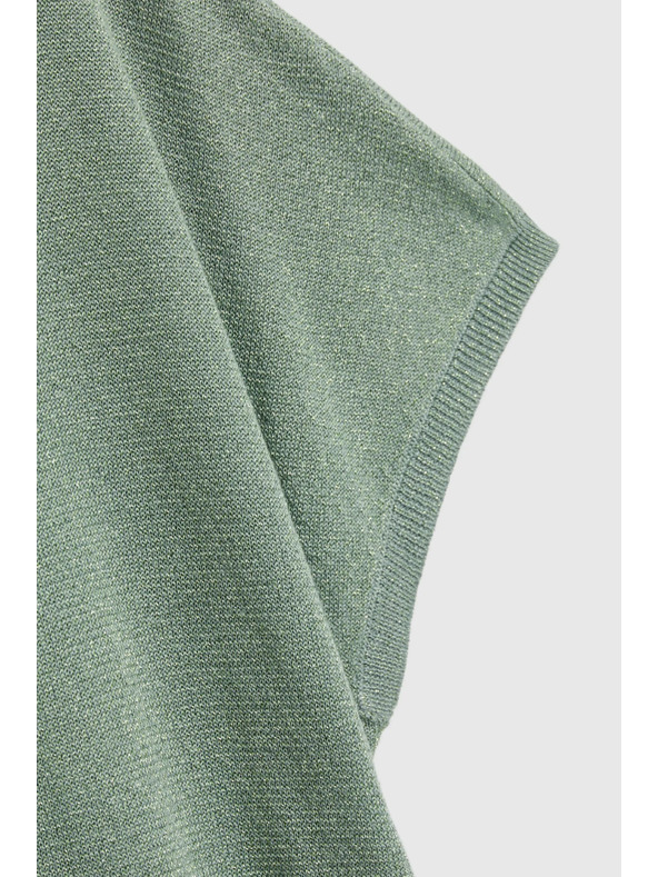 Moodo Viskose-Pullover olivgrün Moodo