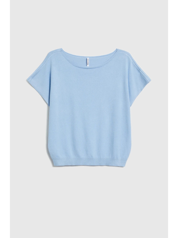 Moodo Dünner Pullover blau Moodo