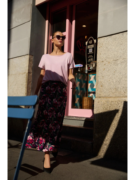 Moodo Dünner Pullover rosa Moodo