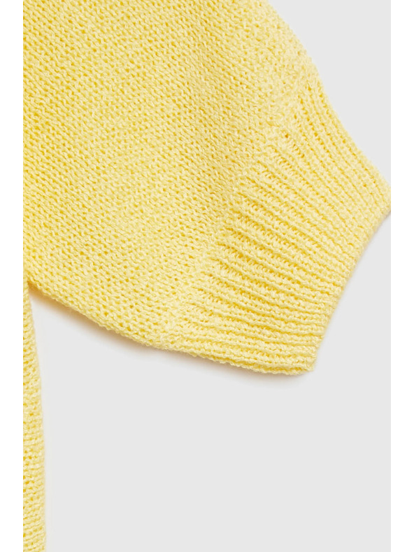 Moodo Dünner Pullover gelb Moodo