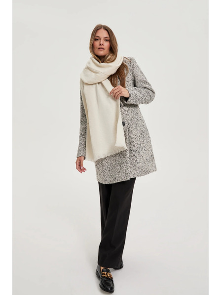 Moodo Glatter beiger Schal Moodo