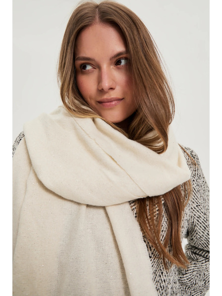 Moodo Glatter beiger Schal Moodo