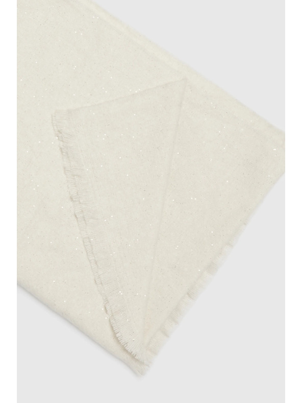 Moodo Glatter beiger Schal Moodo