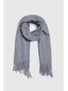 Moodo Schal mit Fransen grau Moodo