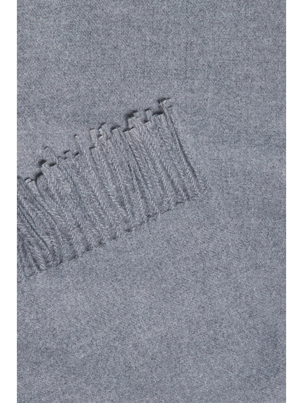 Moodo Schal mit Fransen grau Moodo