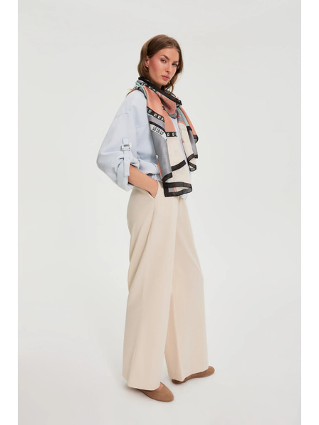 Moodo Gemusterter Schal mint Moodo