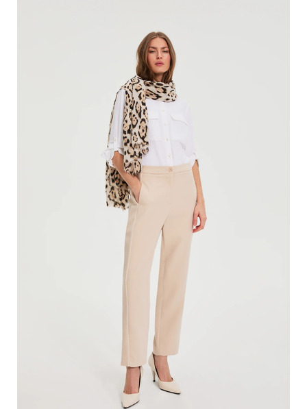 Moodo Schal im Leopardenmuster beige Moodo