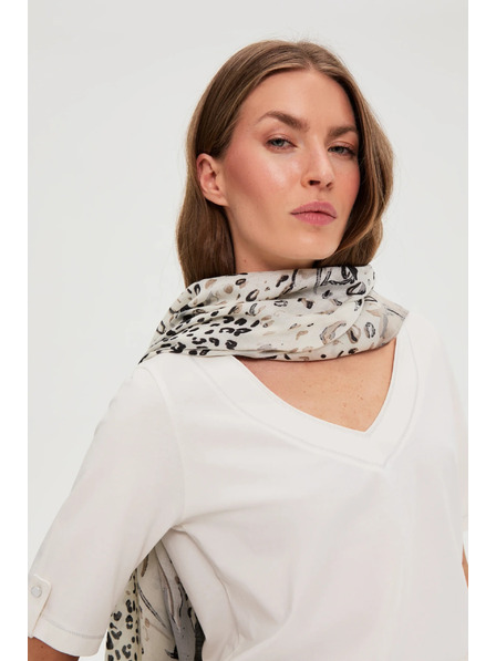 Moodo Langer Schal grau Moodo