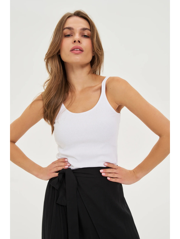 Moodo Baumwoll-Top weiß Moodo