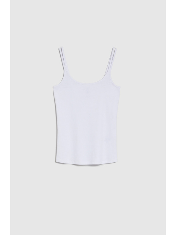 Moodo Baumwoll-Top weiß Moodo