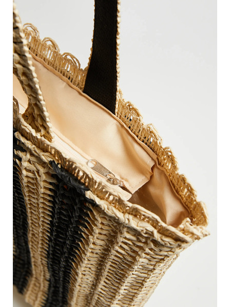 Moodo Große gestreifte Tasche Moodo