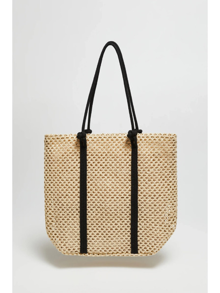Moodo Beige Strandtasche Moodo