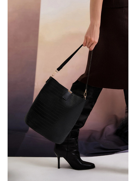 Moodo Große schwarze Tasche Moodo