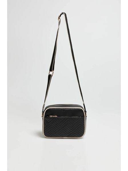 Moodo Schwarze Tasche mit verstellbarem Riemen Moodo