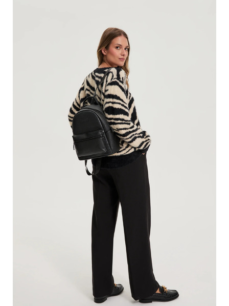 Moodo Schwarzer Rucksack Moodo