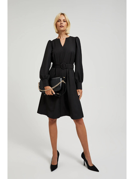 Moodo Elegante schwarze Tasche mit Kette Moodo