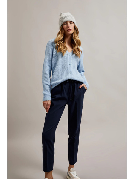 Moodo Fischgrätmuster Mütze grau Moodo