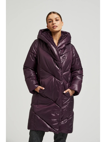 Moodo Gesteppte Jacke lila Moodo