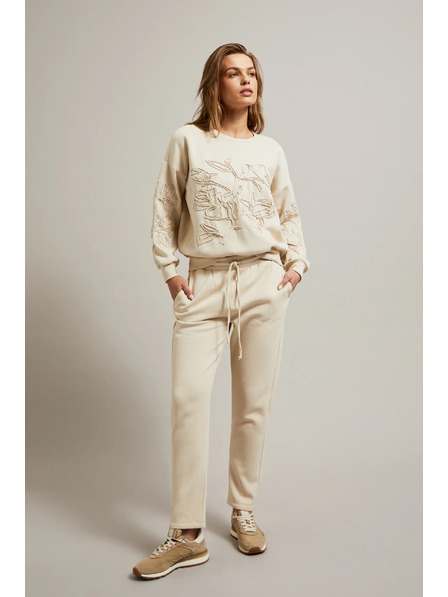 Moodo Beige Jogginghose Moodo