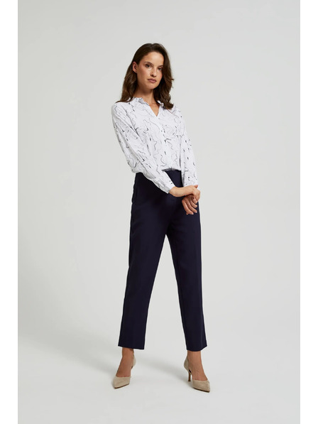 Moodo Dunkelblau Cigarettenhose Moodo