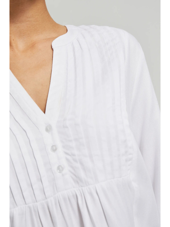 Moodo Langarmhemd weiß von Moodo