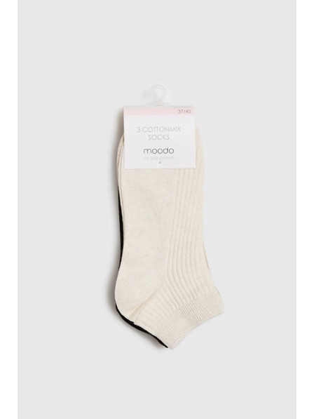 Moodo 3er-Pack gewaschene Socken Moodo