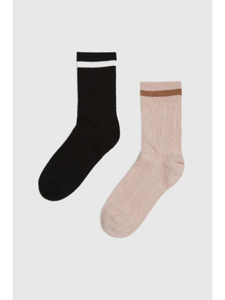 Moodo 2er-Pack lange Socken Moodo