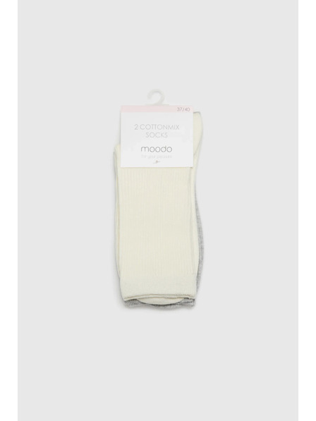 Moodo 2er-Pack Baumwollsocken Moodo