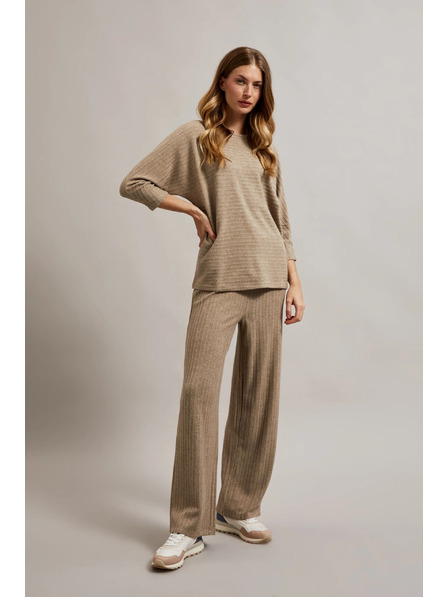 Moodo Pullover mit Metallfaden in Beige von Moodo