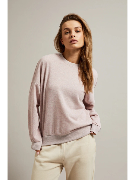 Moodo Sweatjacke mit offenem Rücken rosa Moodo