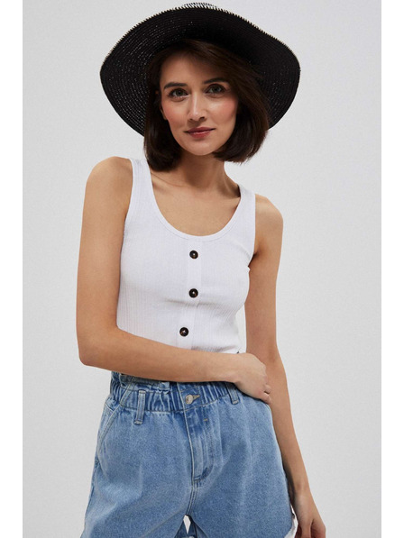 Moodo Strohhut mit dekorativer Schleife Moodo